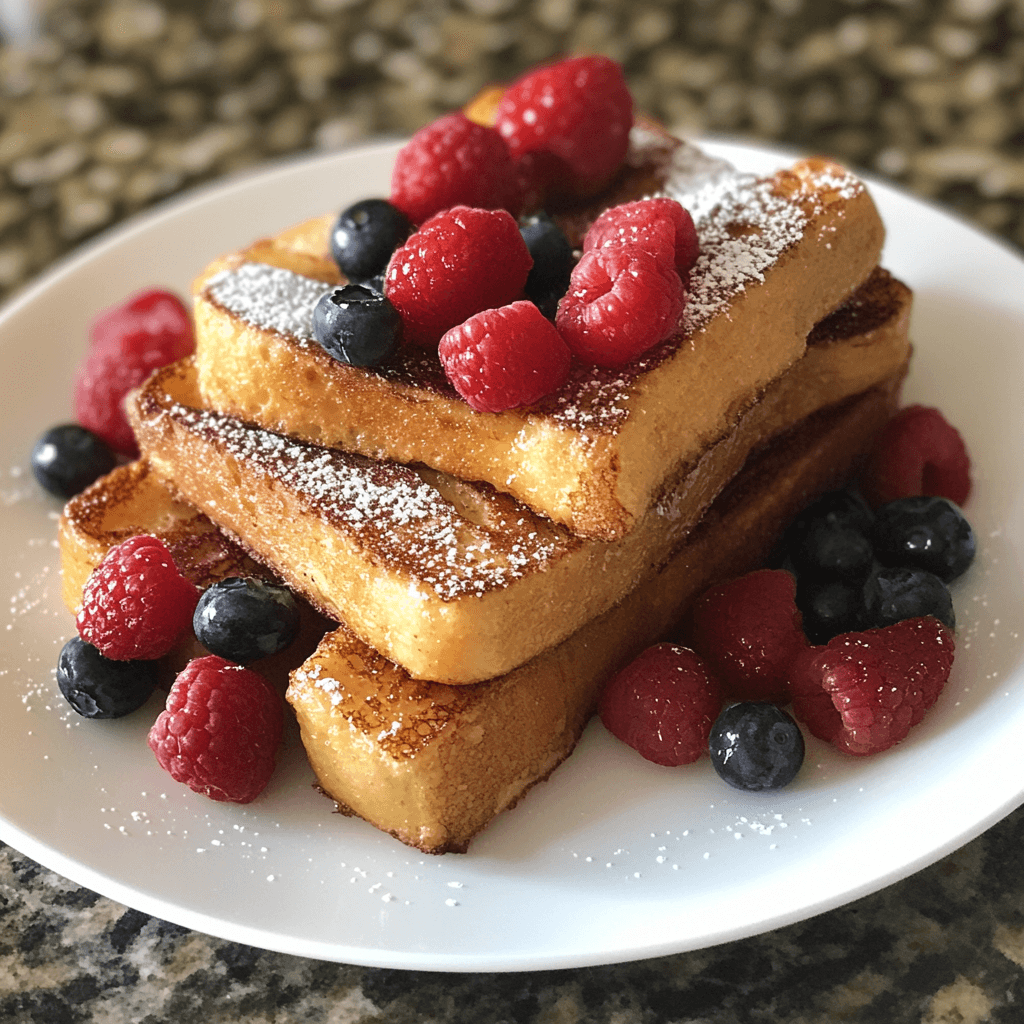 Best French Toast Sticks – Crispy, golden French toast sticks coated in a sweet cinnamon batter, perfect for a fun and tasty breakfast.