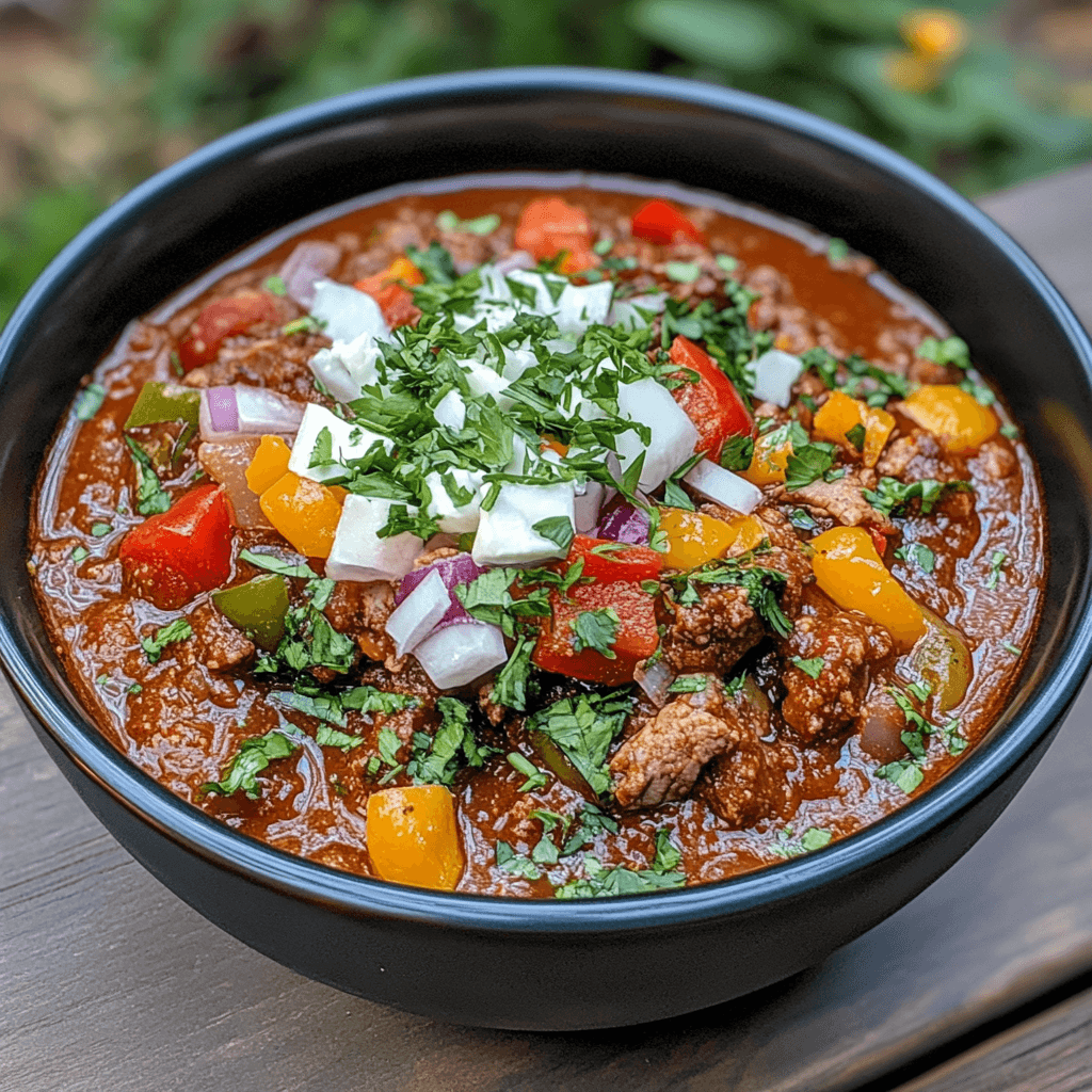 Ultimate Smoked Chili – Rich, smoky chili made with tender meat, beans, and bold spices for a deeply flavorful and hearty meal.