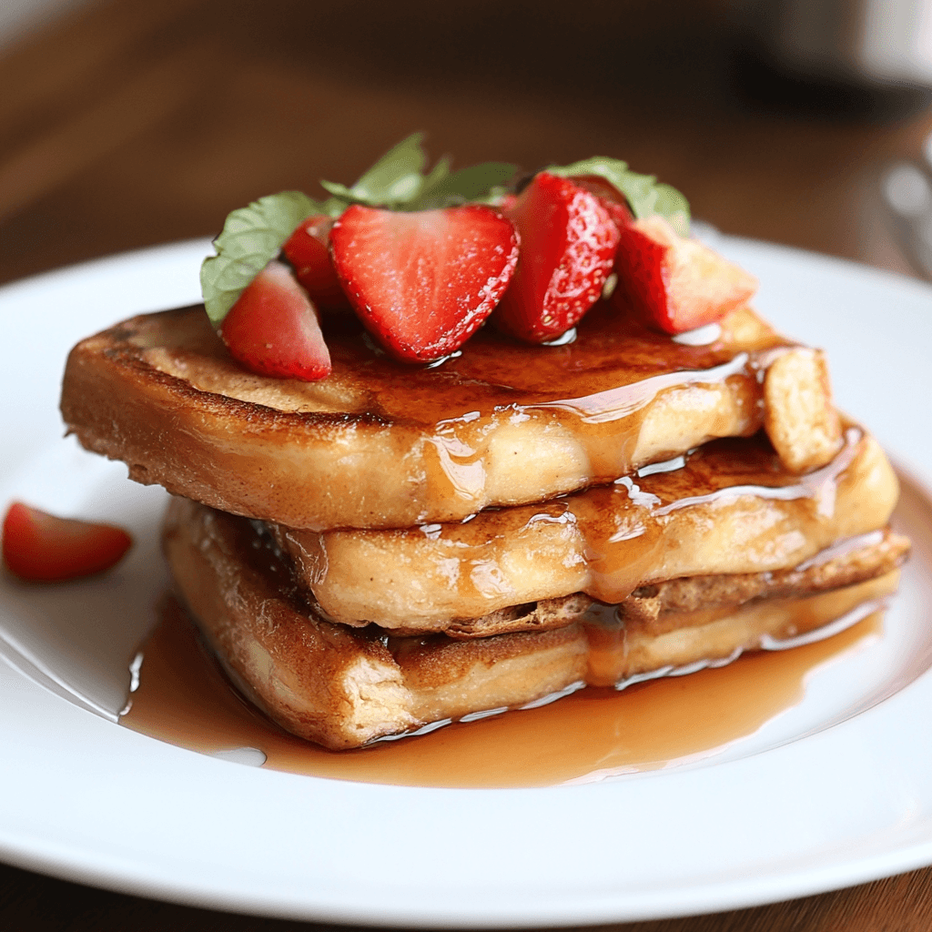 Ultimate Stuffed French Toast – Thick slices of bread filled with a creamy, sweet filling and cooked to golden, crispy perfection for a decadent breakfast.