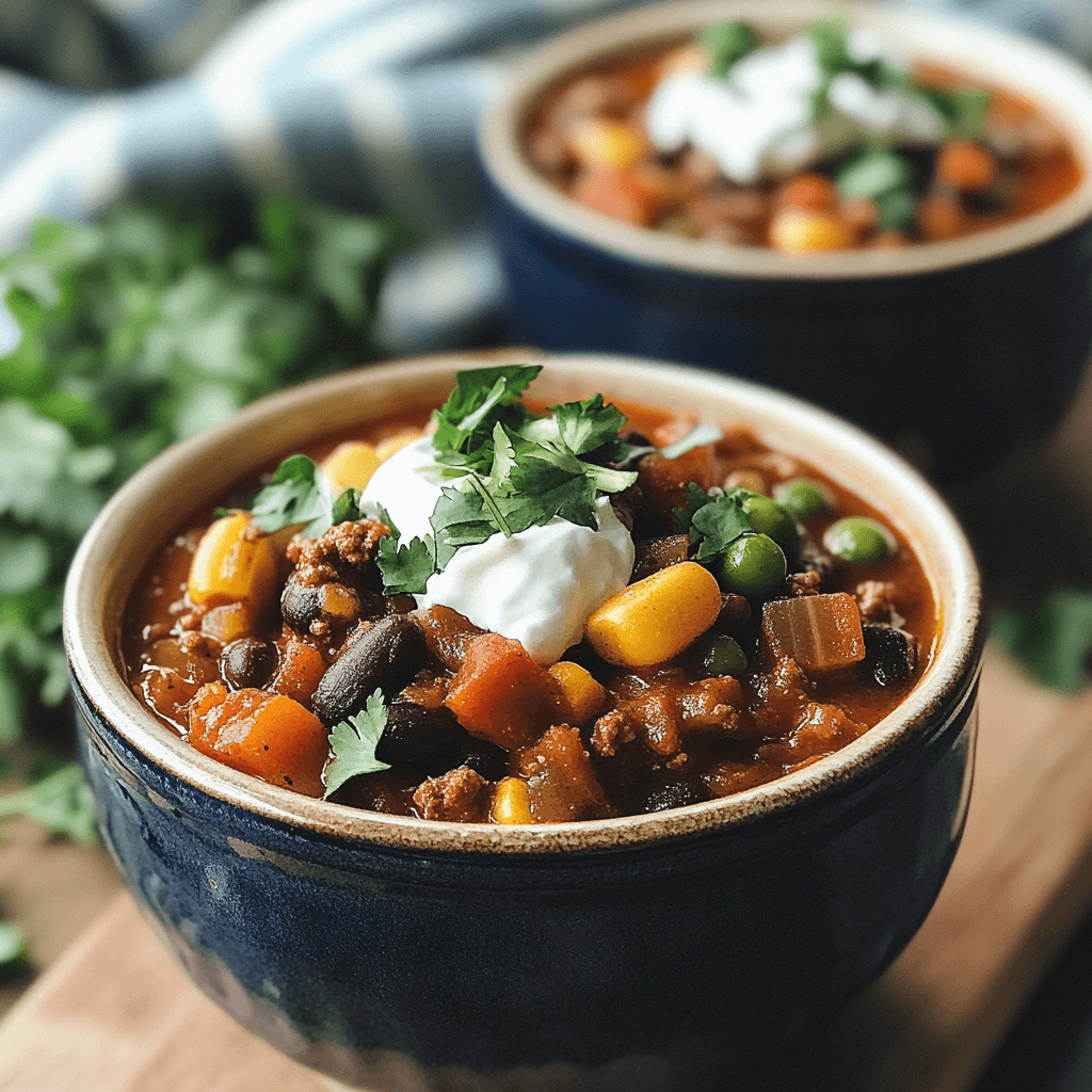 Ultimate Bison Chili – Hearty and flavorful chili made with lean bison meat, rich tomatoes, and bold spices for a nutritious and satisfying meal.