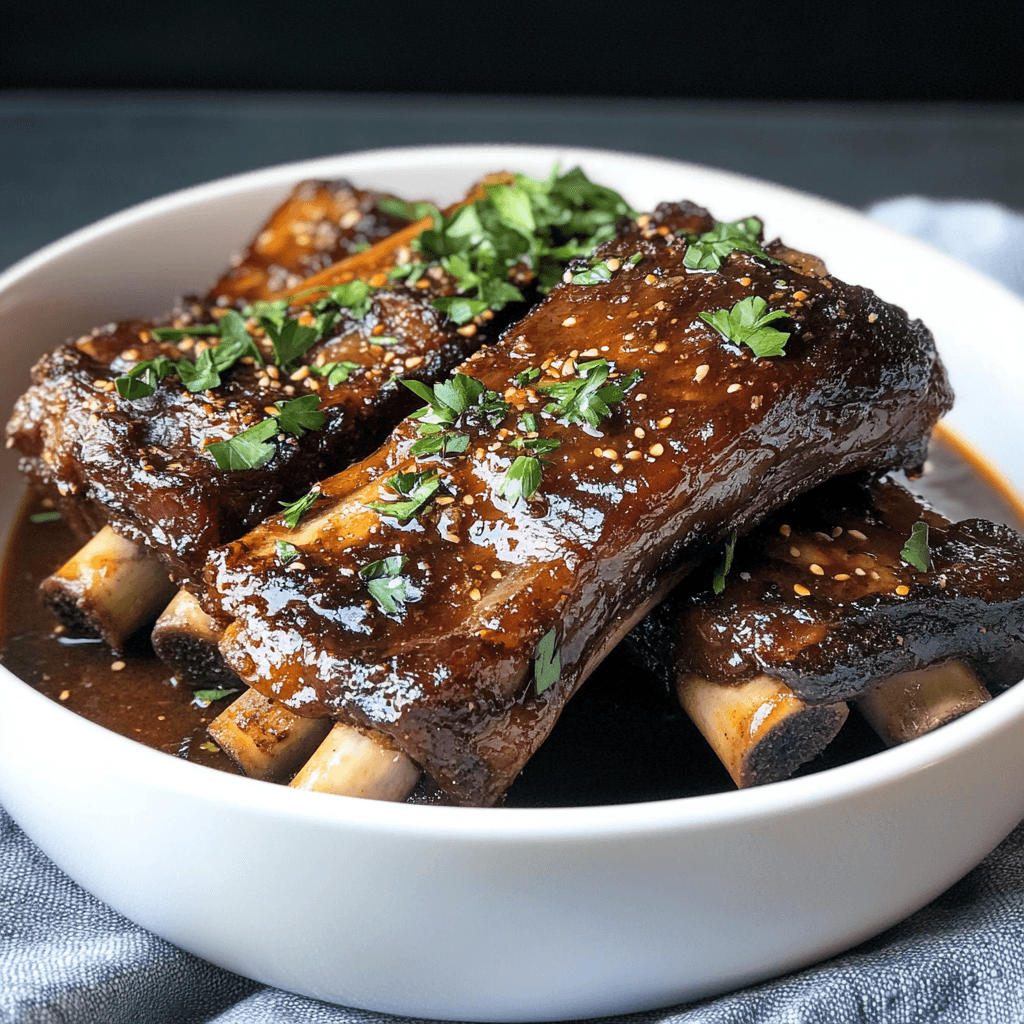 Best Beef Short Ribs – Succulent, tender beef short ribs slow-cooked in rich, savory sauce for a mouthwatering meal.
