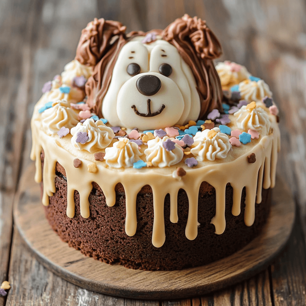 Homemade Dog Cake – A pet-friendly, tasty cake made with wholesome ingredients, perfect for celebrating your furry friend’s special day.
