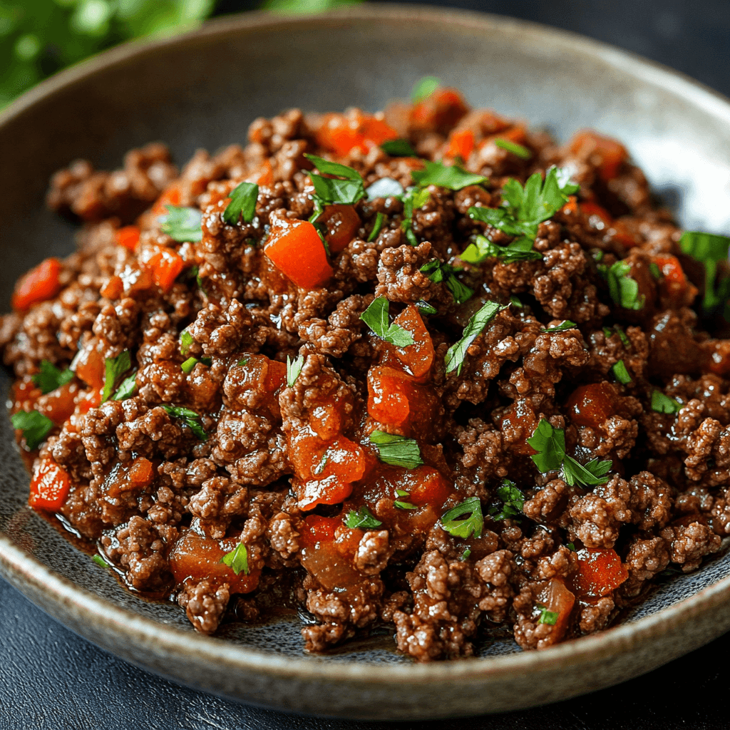 Easy Ground Beef Recipes – Quick and tasty meals made with minimal ingredients, perfect for effortless weeknight dinners.