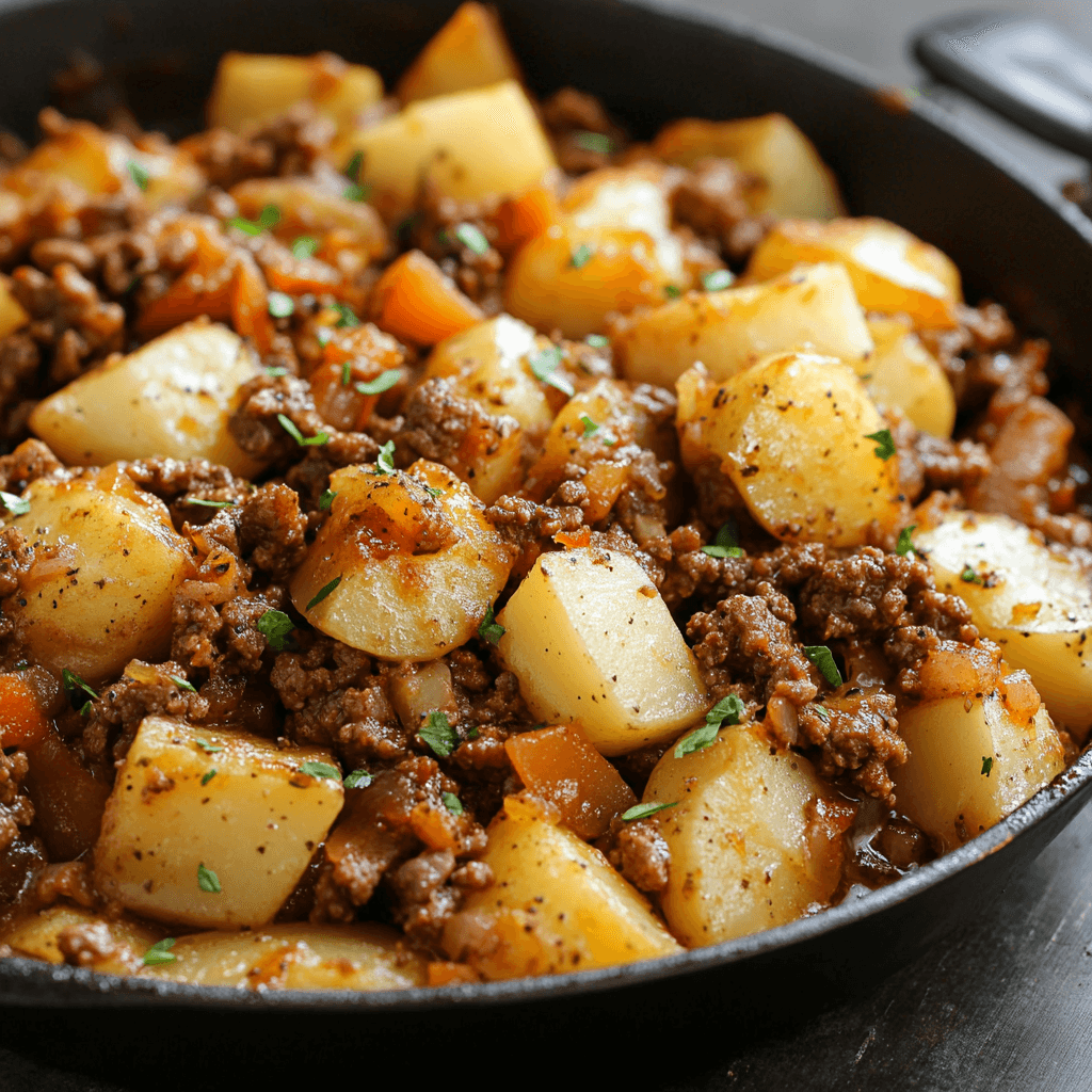 Delicious Ground Beef and Potato Recipes – A hearty collection of easy, flavorful dishes combining savory ground beef and tender potatoes for satisfying meals.