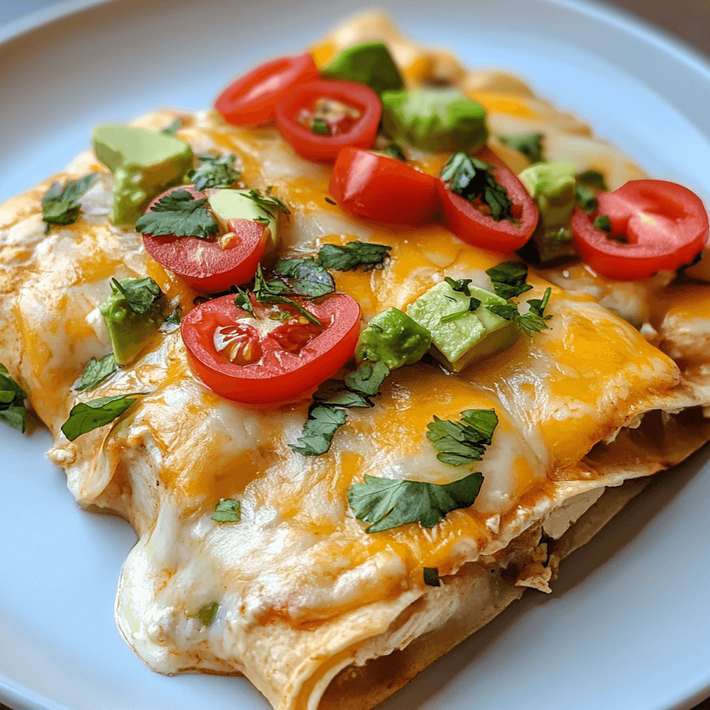 Ultimate Easy Chicken Enchiladas – Tender chicken wrapped in soft tortillas, topped with rich enchilada sauce and melted cheese for a delicious, comforting meal.